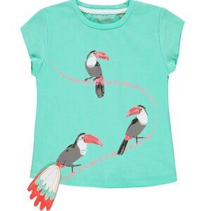 NWT Kanz green t-shirt with front print